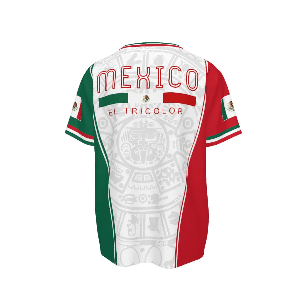 2026 Mexico 3D Soccer Jersey, Eagle Crest Aztec Pattern, Tricolor Fan Shirt, Gift for Soccer Lover and Player, Game Day Outfit